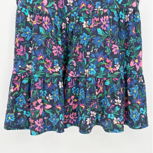 Torrid NWT Blue Floral Goddess Tiered Crochet Top Size 2X - Picture 7 of 10